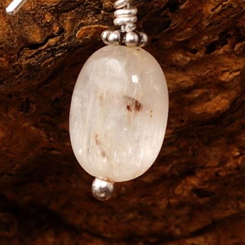 Handcrafted sterling silver wire wrapped elegant oval purple Apatite earrings for everyday wear